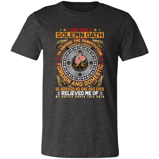 Solemn Oath Ladies Jersey Short-Sleeve T-Shirt
