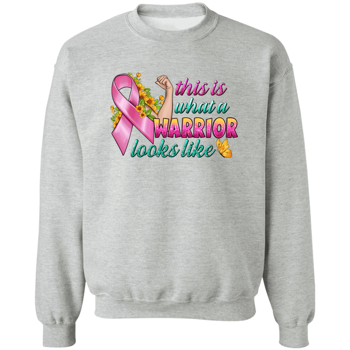 This is a Warrior Unisex Crewneck Pullover Sweatshirt