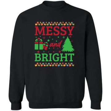 Messy & Bright Crewneck Pullover Sweatshirt