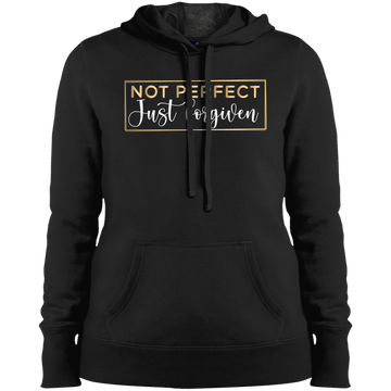 Not Perfect Ladies' Pullover Hooded Sweatshirt