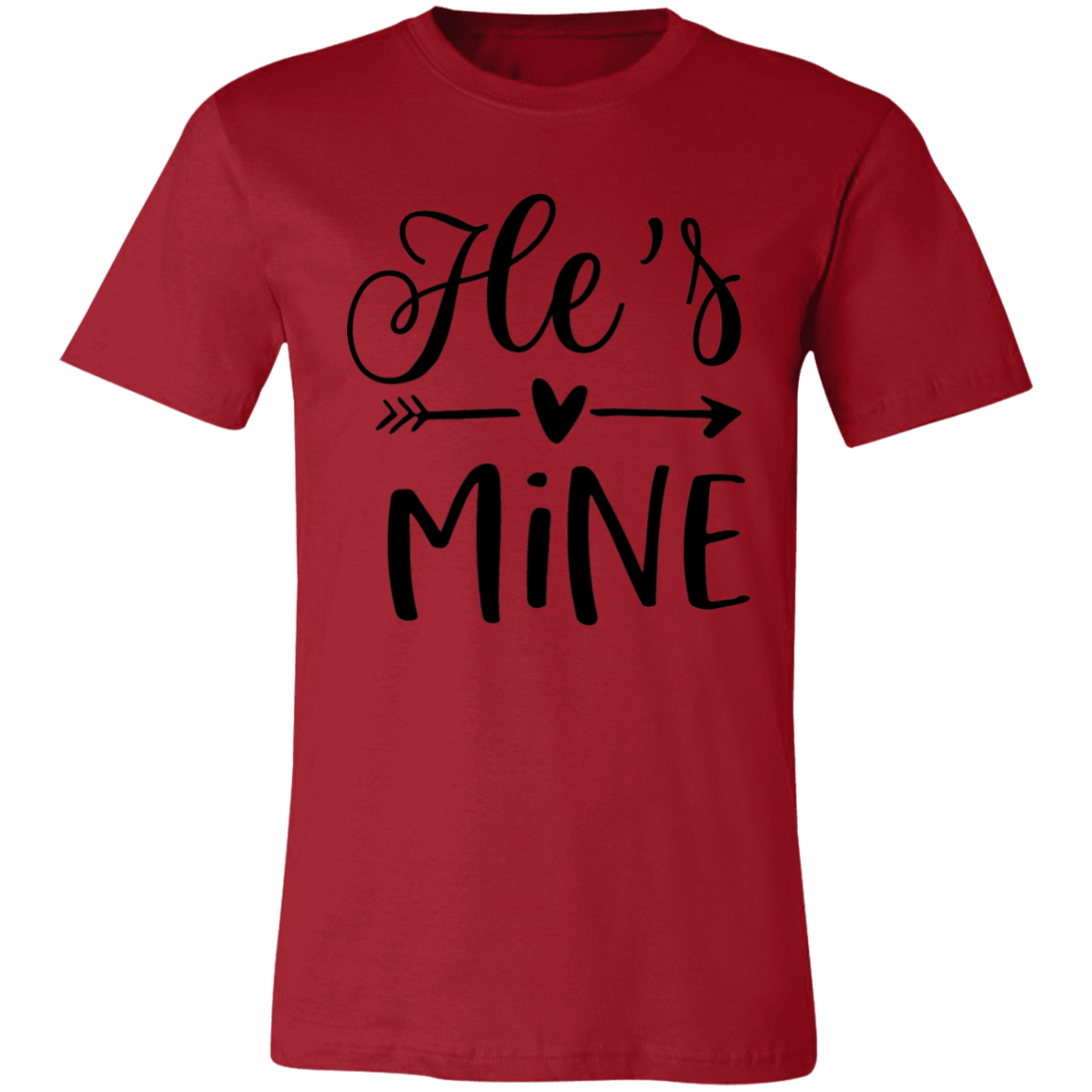 He's Mine Unisex Jersey Short-Sleeve T-Shirt
