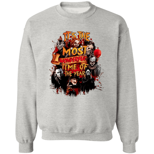 Wonderful Time Of The Year Ladies Crewneck Pullover Sweatshirt