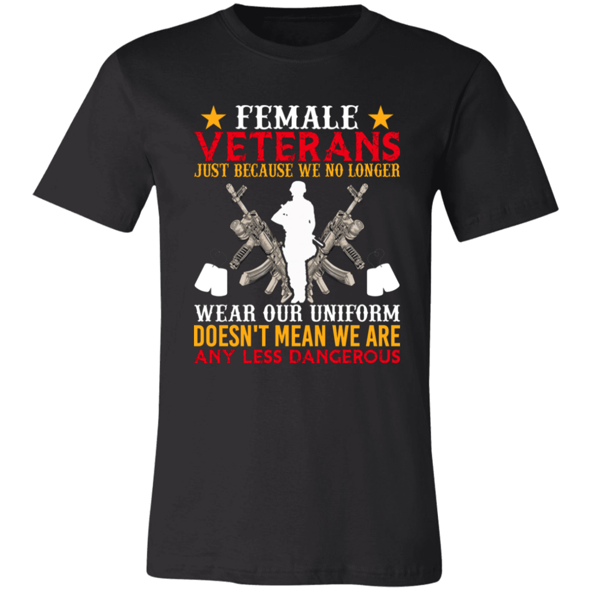 Female Veterans Ladies Jersey Short-Sleeve T-Shirt