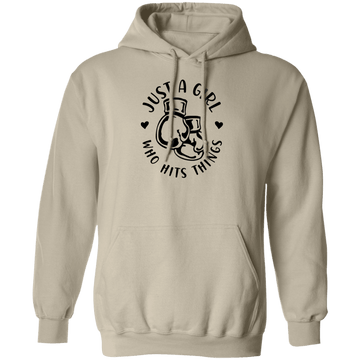 Just A Girl Pullover Hoodie