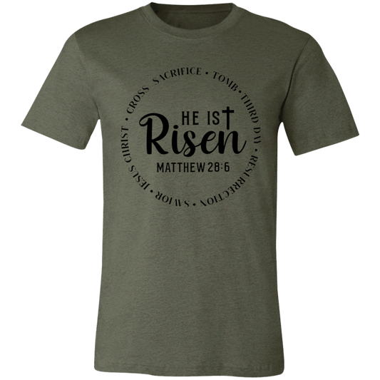 He Is Risen Unisex Jersey Short-Sleeve T-Shirt