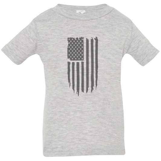 Distressed Flag Infant Jersey T-Shirt