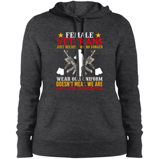 Female Veterans Ladies' Pullover Hooded Sweatshirt