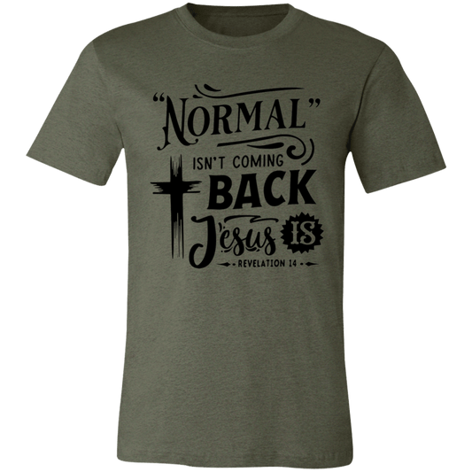 Normal isn't Coming Unisex Jersey Short-Sleeve T-Shirt
