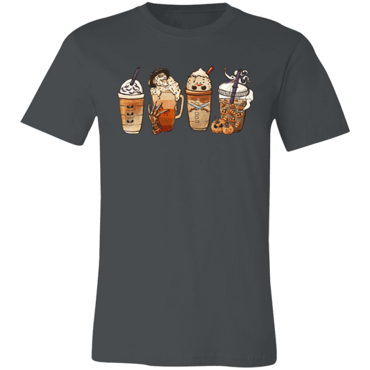 Halloween Latte Ladies Jersey Short-Sleeve T-Shirt
