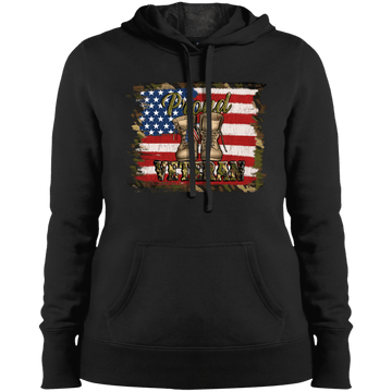 Proud Veteran Ladies' Pullover Hooded Sweatshirt