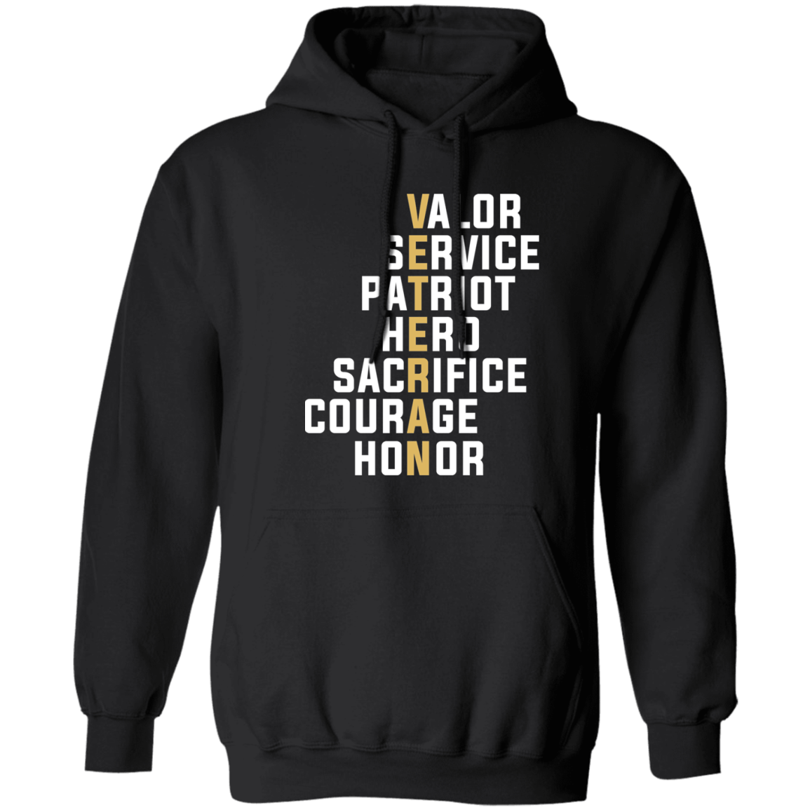 Veteran Men's Pullover Hoodie 8 oz