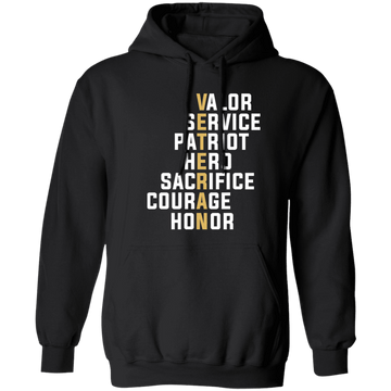 Veteran Men's Pullover Hoodie 8 oz