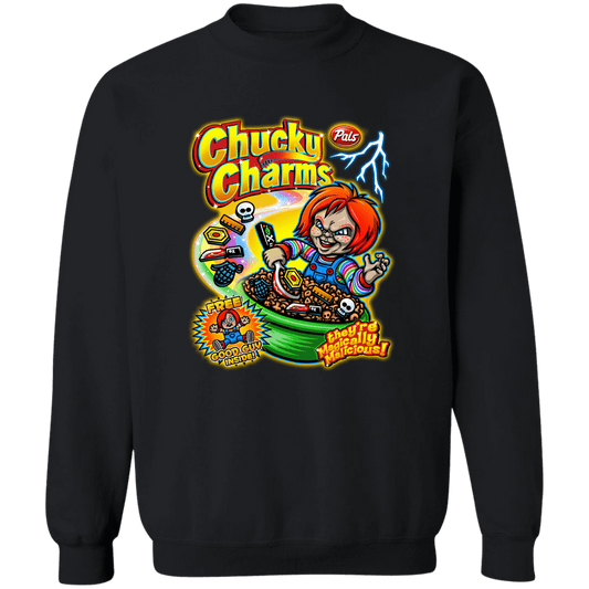 Chucky Charms Ladies Crewneck Pullover Sweatshirt