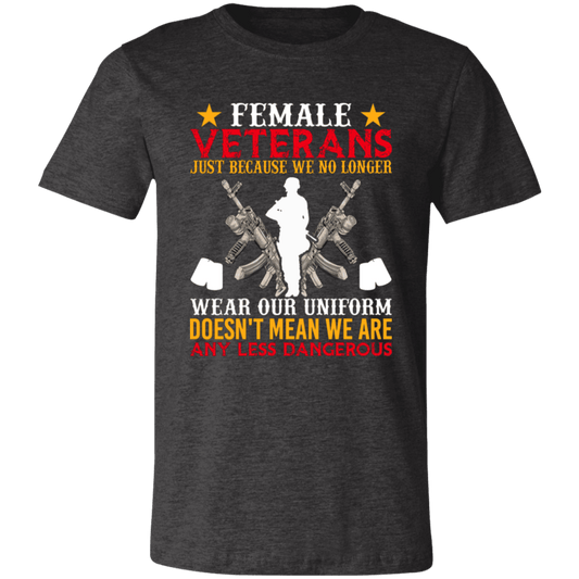 Female Veterans Ladies Jersey Short-Sleeve T-Shirt