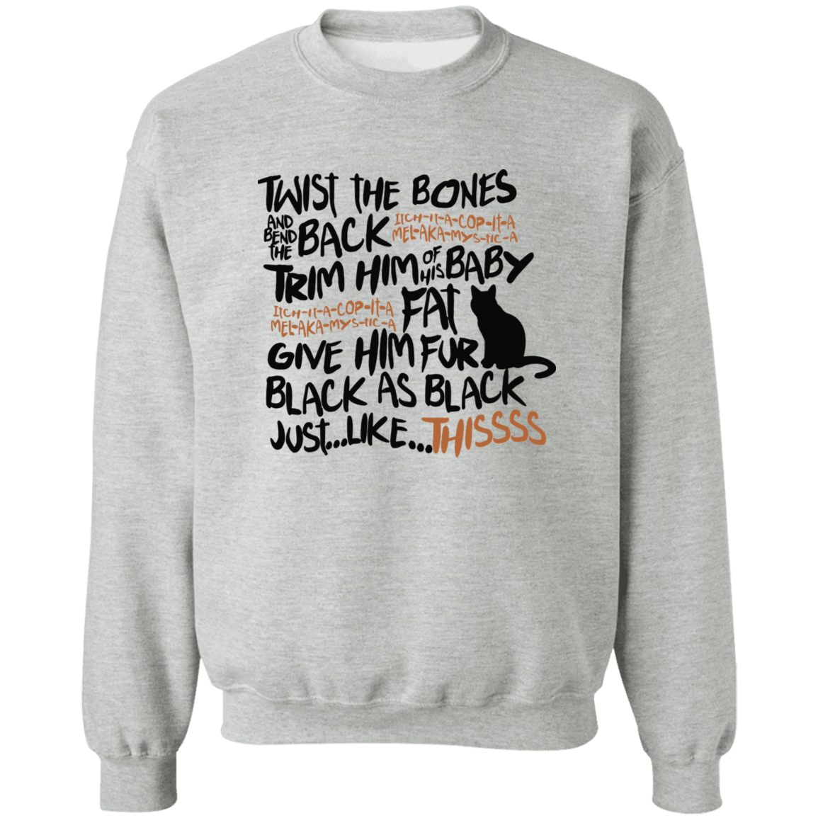 Twisted Bones  Crewneck Pullover Sweatshirt