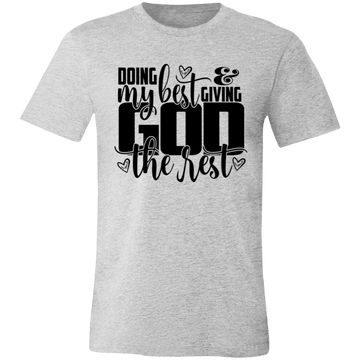 Doing my Best Giving God Unisex Jersey Short-Sleeve T-Shirt