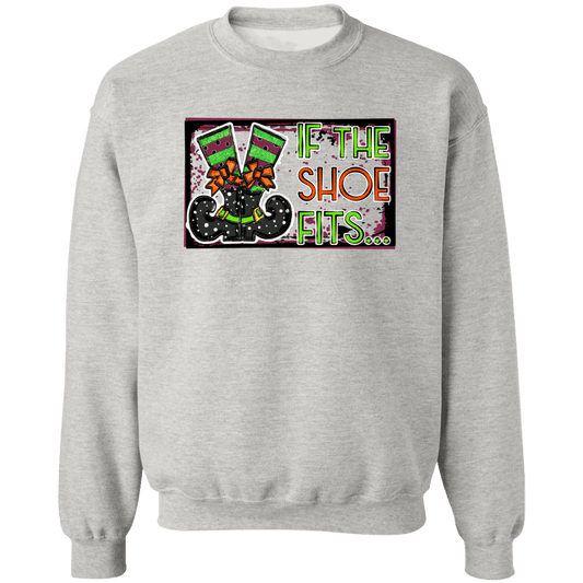 If The Shoe Fits Ladies Crewneck Pullover Sweatshirt
