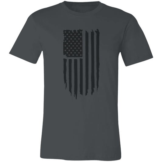 Distressed Flag Ladies Jersey Short-Sleeve T-Shirt