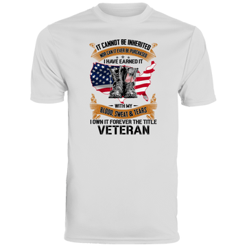 I've earned it  Men's Moisture-Wicking Tee
