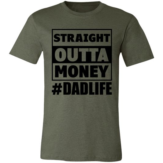 Straight Outta Money Unisex Jersey Short-Sleeve T-Shirt
