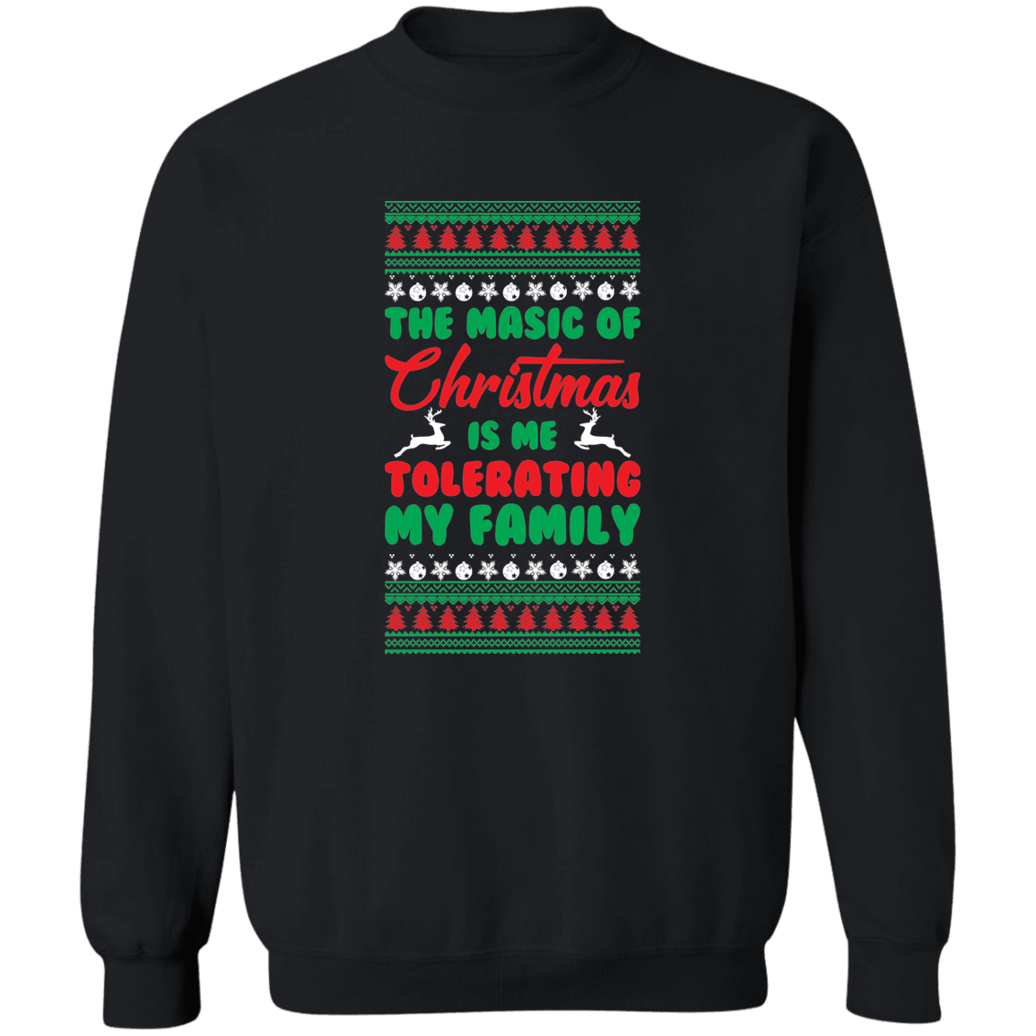 The Magic of Xmas Crewneck Pullover Sweatshirt