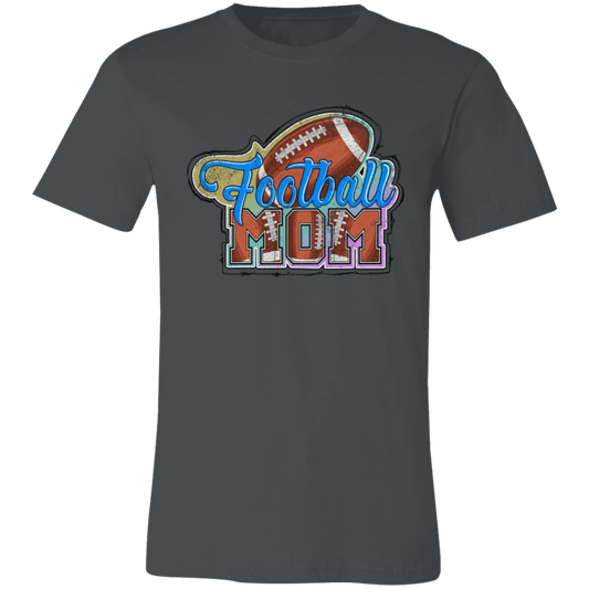 Football Mom Ladies Jersey Short-Sleeve T-Shirt
