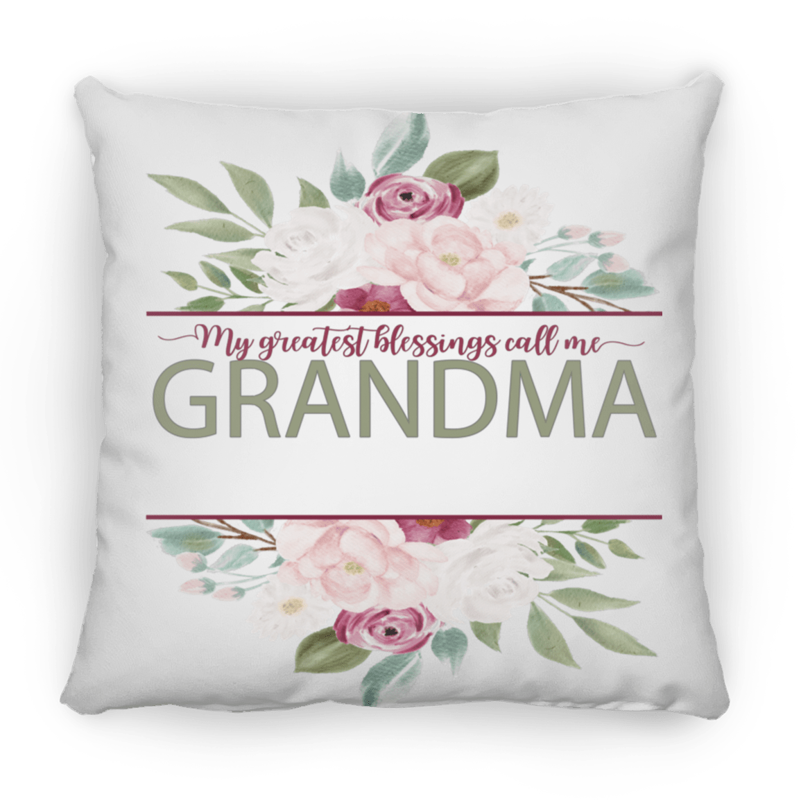 Grnadma Medium Square Pillow
