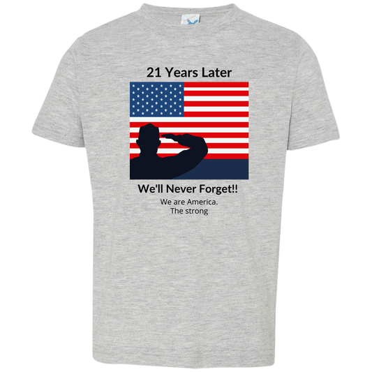 21 Yrs Later Toddler Jersey T-Shirt