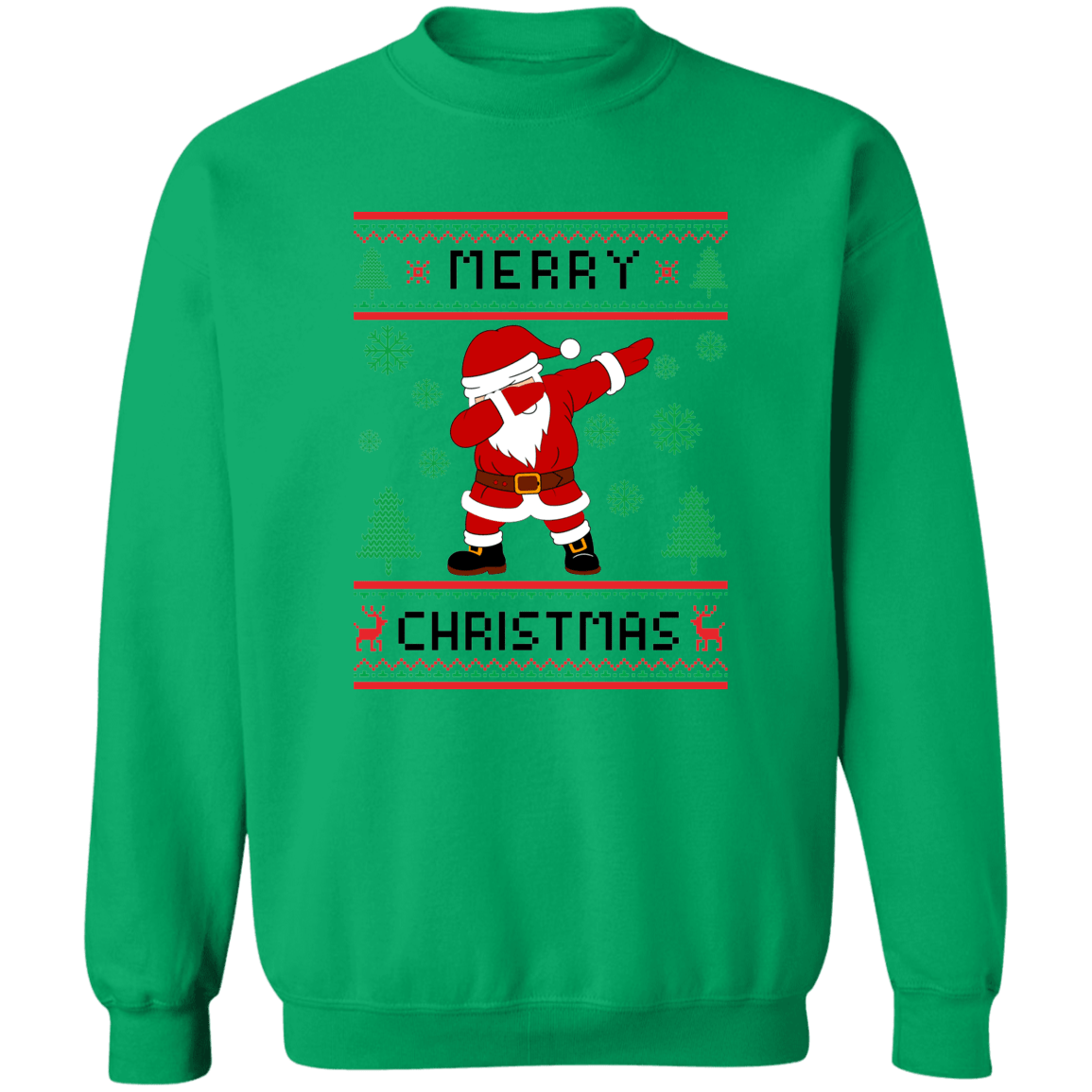 Santa Dap Crewneck Pullover Sweatshirt
