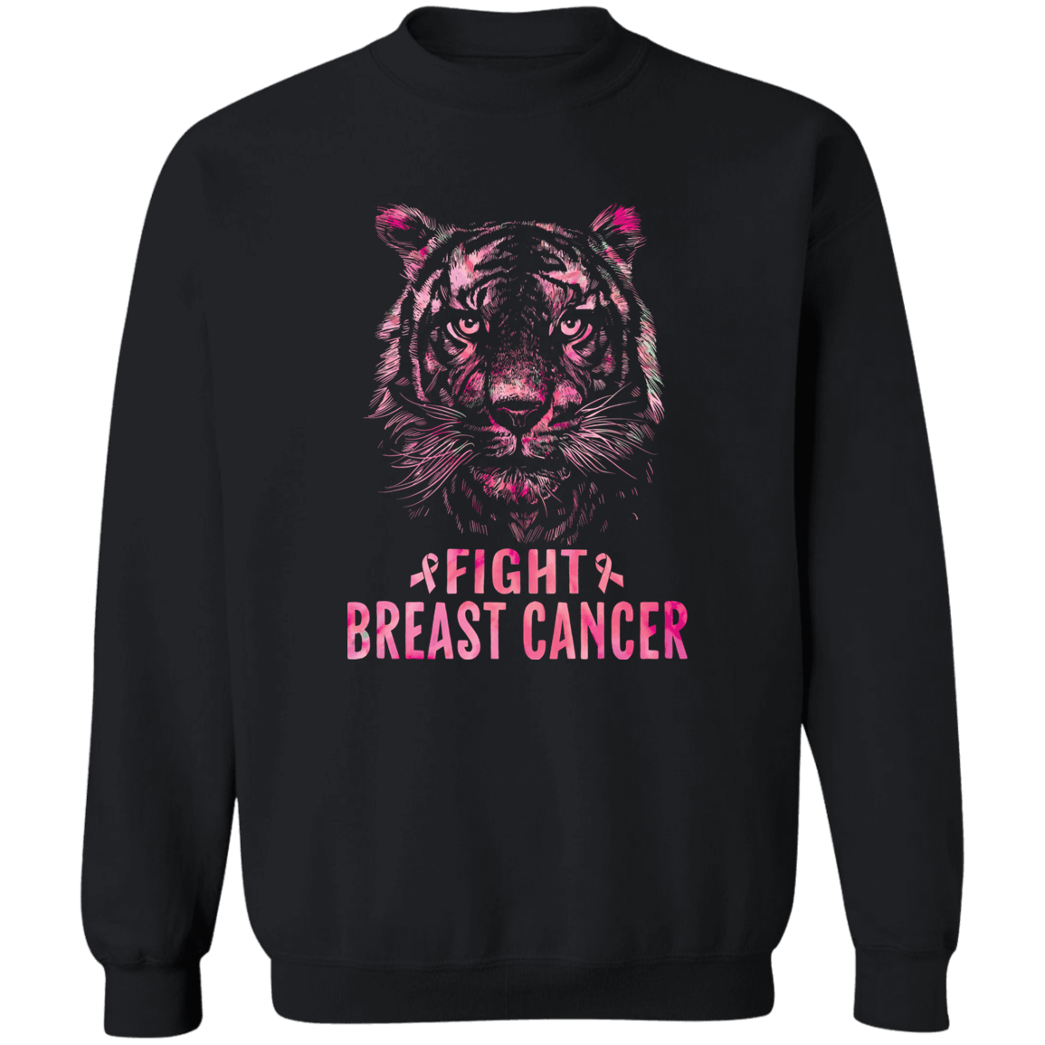 Fight Breast Cancer Unisex  Crewneck Pullover Sweatshirt
