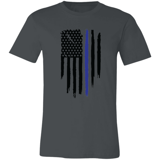 Vertical Flag Ladies Jersey Short-Sleeve T-Shirt