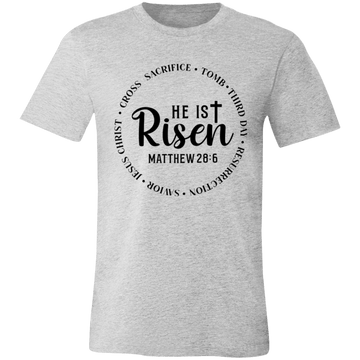 He Is Risen Unisex Jersey Short-Sleeve T-Shirt