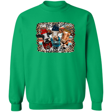 Heifer It's Cold Crewneck Pullover Sweatshirt