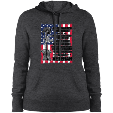 I am a Veteran Ladies' Pullover Hooded Sweatshirt