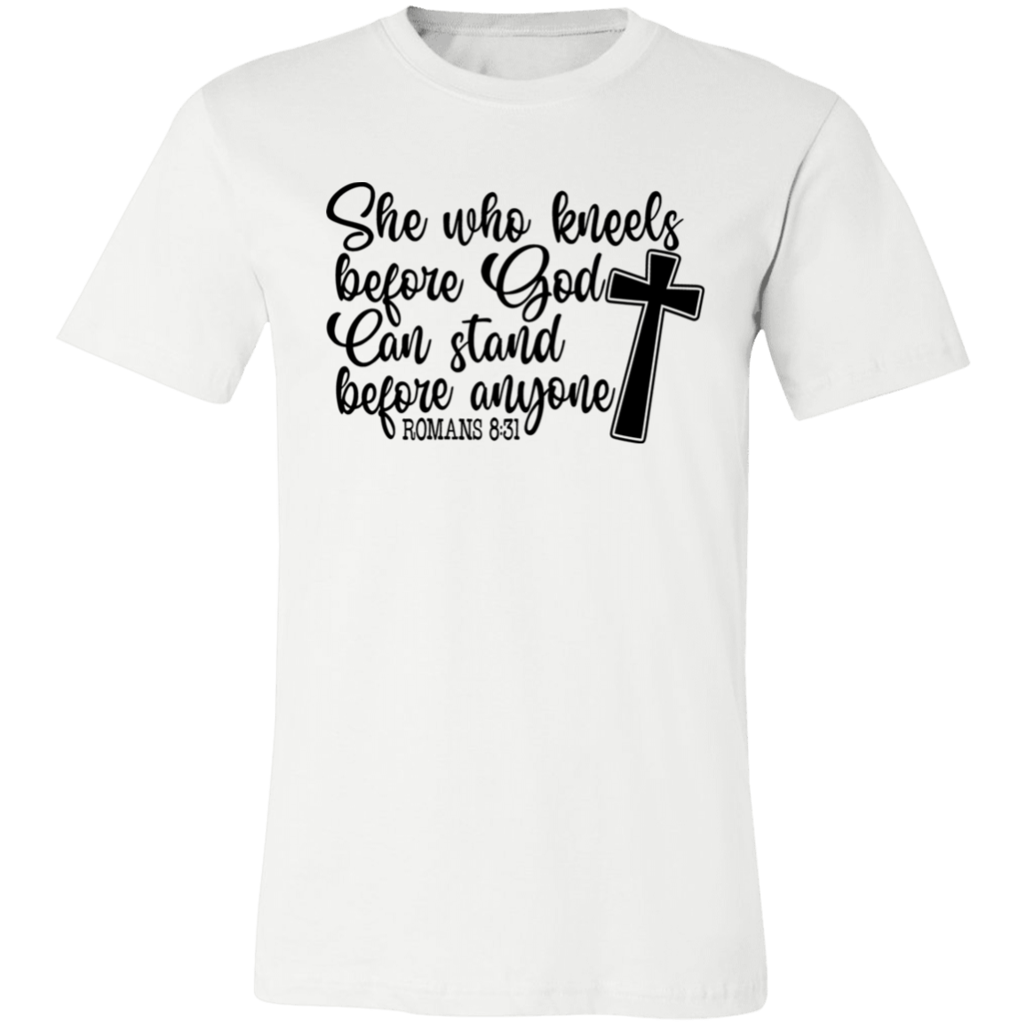 She Who Kneels Before Christ Short-Sleeve T-Shirt
