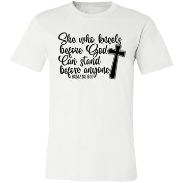 She Who Kneels Before Christ Short-Sleeve T-Shirt