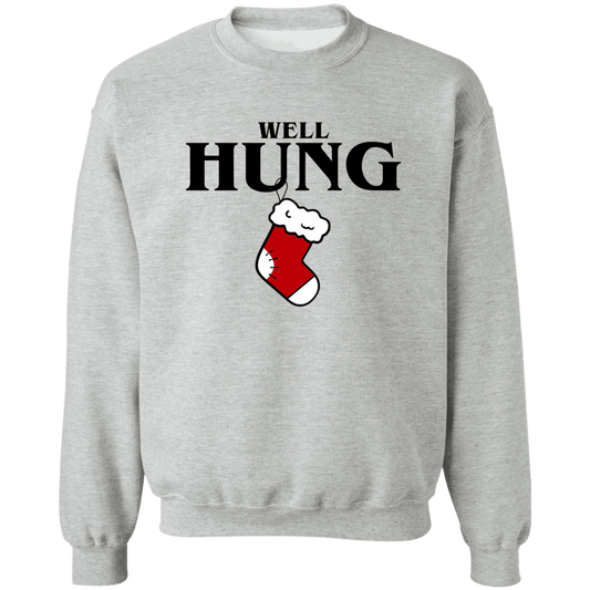 Well Hung Crewneck Pullover Sweatshirt