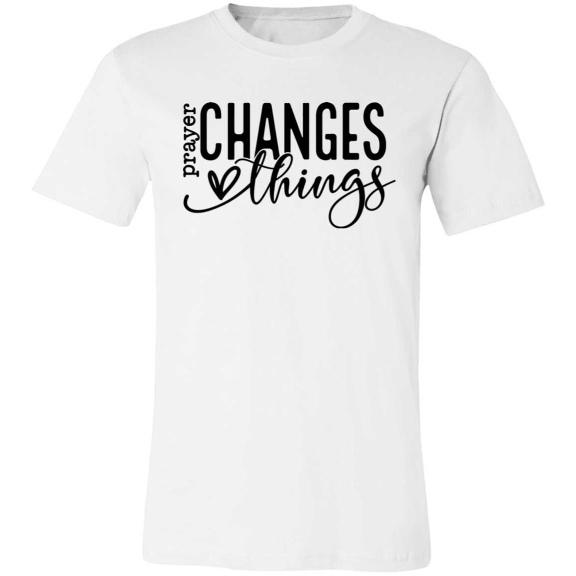 Prayer changes things Unisex Jersey Short-Sleeve T-Shirt