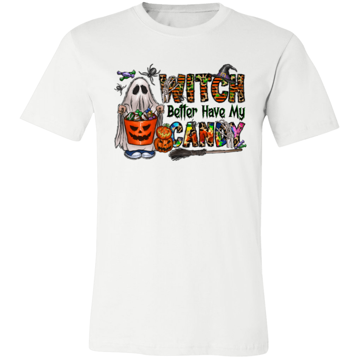 Witch Better Have Candy Ladies Jersey Short-Sleeve T-Shirt