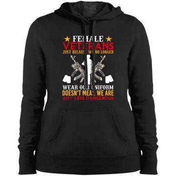 Female Veterans Ladies' Pullover Hooded Sweatshirt