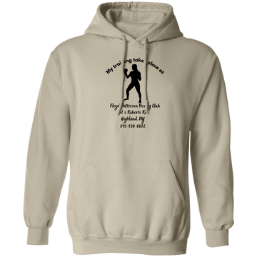 My training  takes place.... Pullover Hoodie