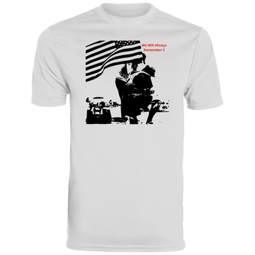 We Will Always Remember Men's Moisture-Wicking Tee