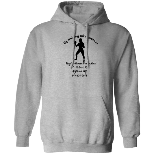 My training  takes place.... Pullover Hoodie