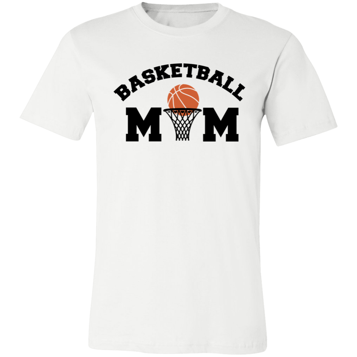 Basketball Mom Ladies Jersey Short-Sleeve T-Shirt