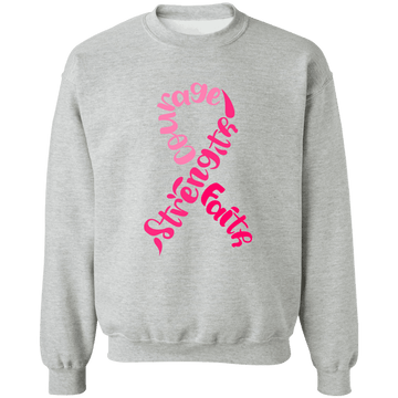 Strength, Courage & Faith Union Crewneck Pullover Sweatshirt