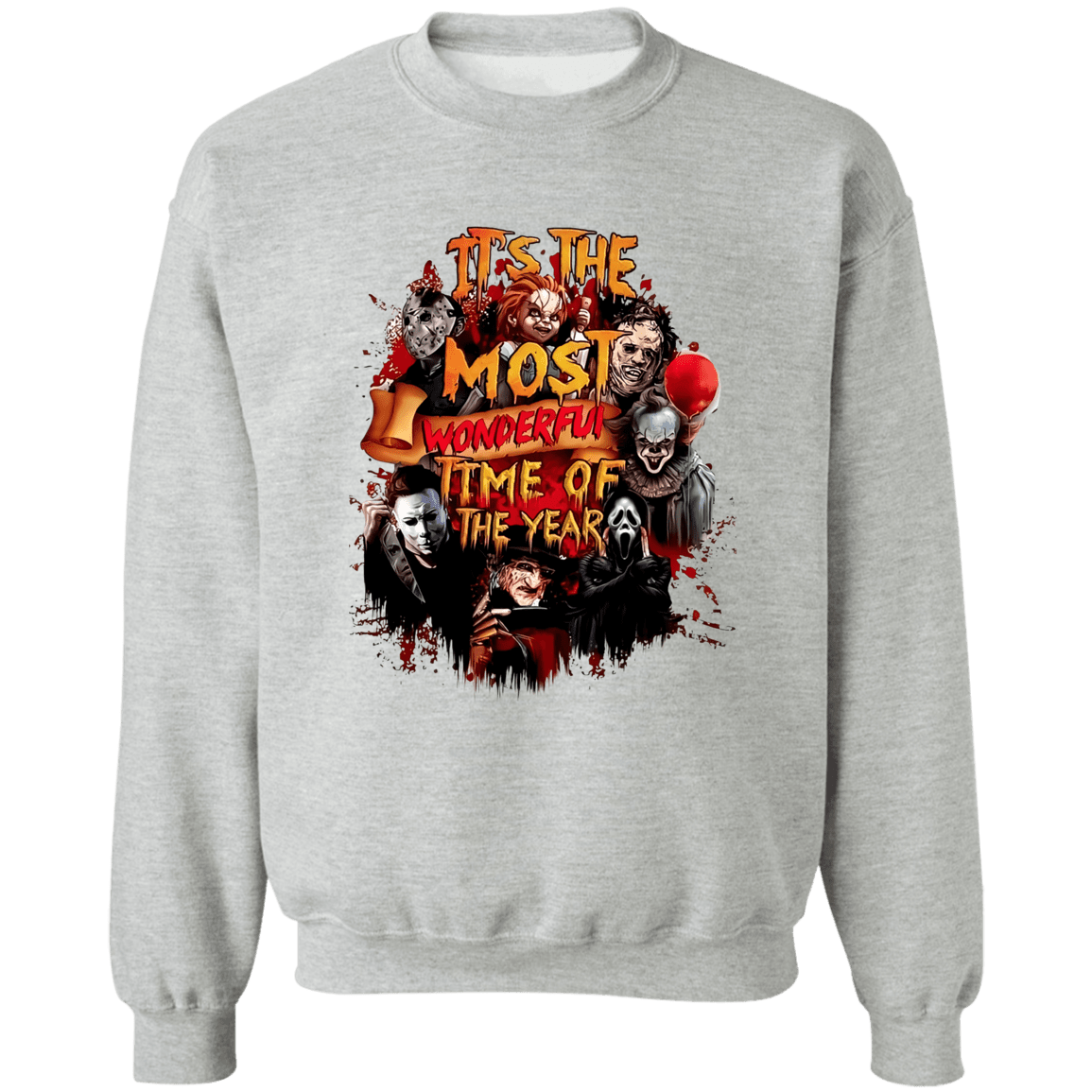 Wonderful Time Of The Year Ladies Crewneck Pullover Sweatshirt