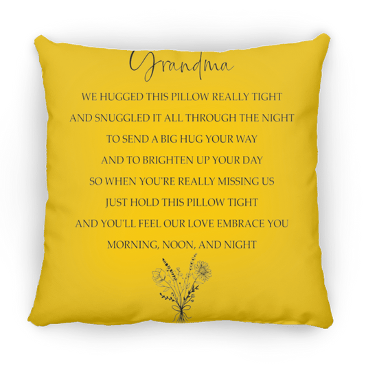 Grandma Large Square Pillow