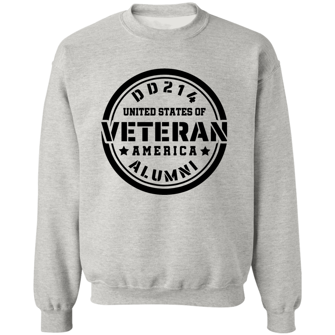 DD214 Ladies Pullover Crewneck Sweatshirt 8 oz