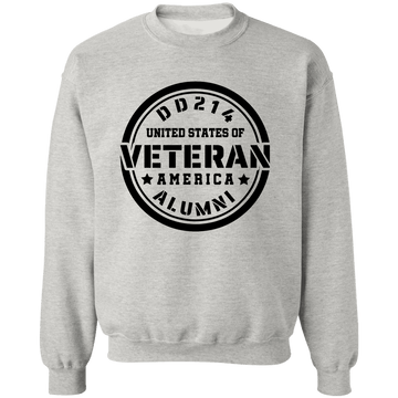 DD214 Ladies Pullover Crewneck Sweatshirt 8 oz