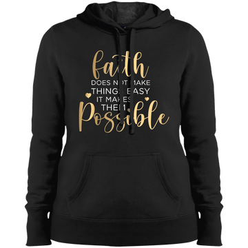 Faith Possible Ladies' Pullover Hooded Sweatshirt